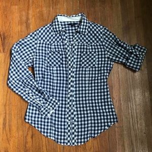 Gap Gingham Button Up Shirt